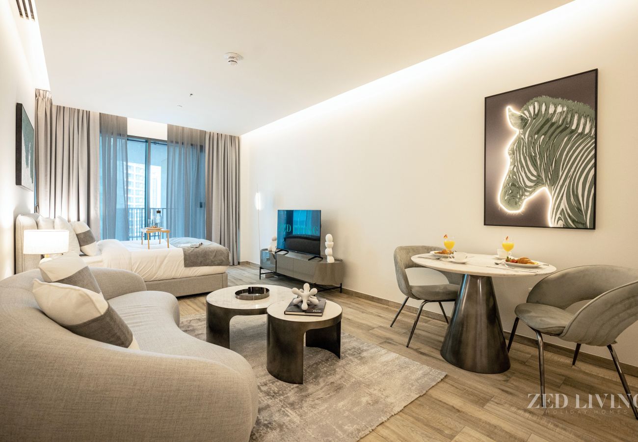 Studio in Dubai - Ahad Residences Oasis: Studio with Stunning Canal View